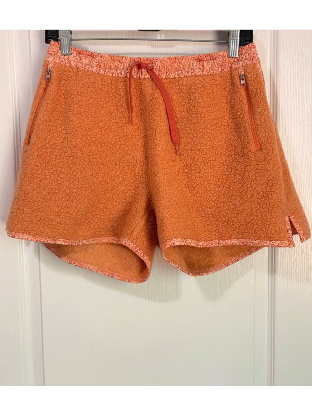 Outdoor Voices MegaFleece Shorts In Papaya/Clementine Colorway‎ - Picture 4 of 11